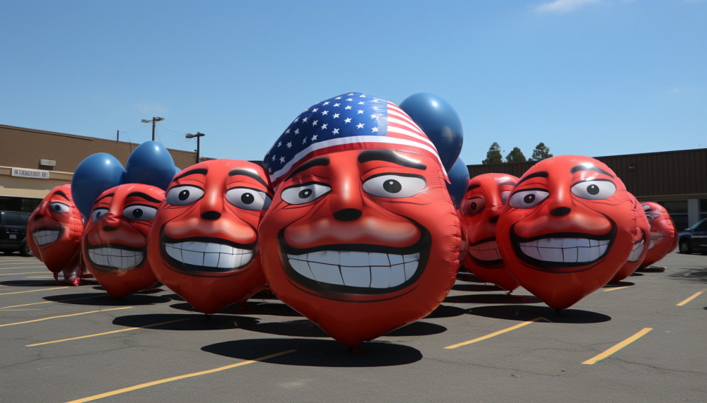 L'utilisation de ballons publicitaires géants pour les causes caritatives