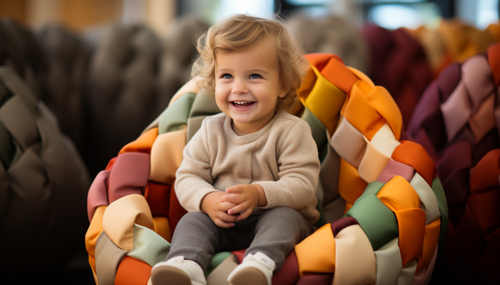 Pouf l'idéale pour les enfants